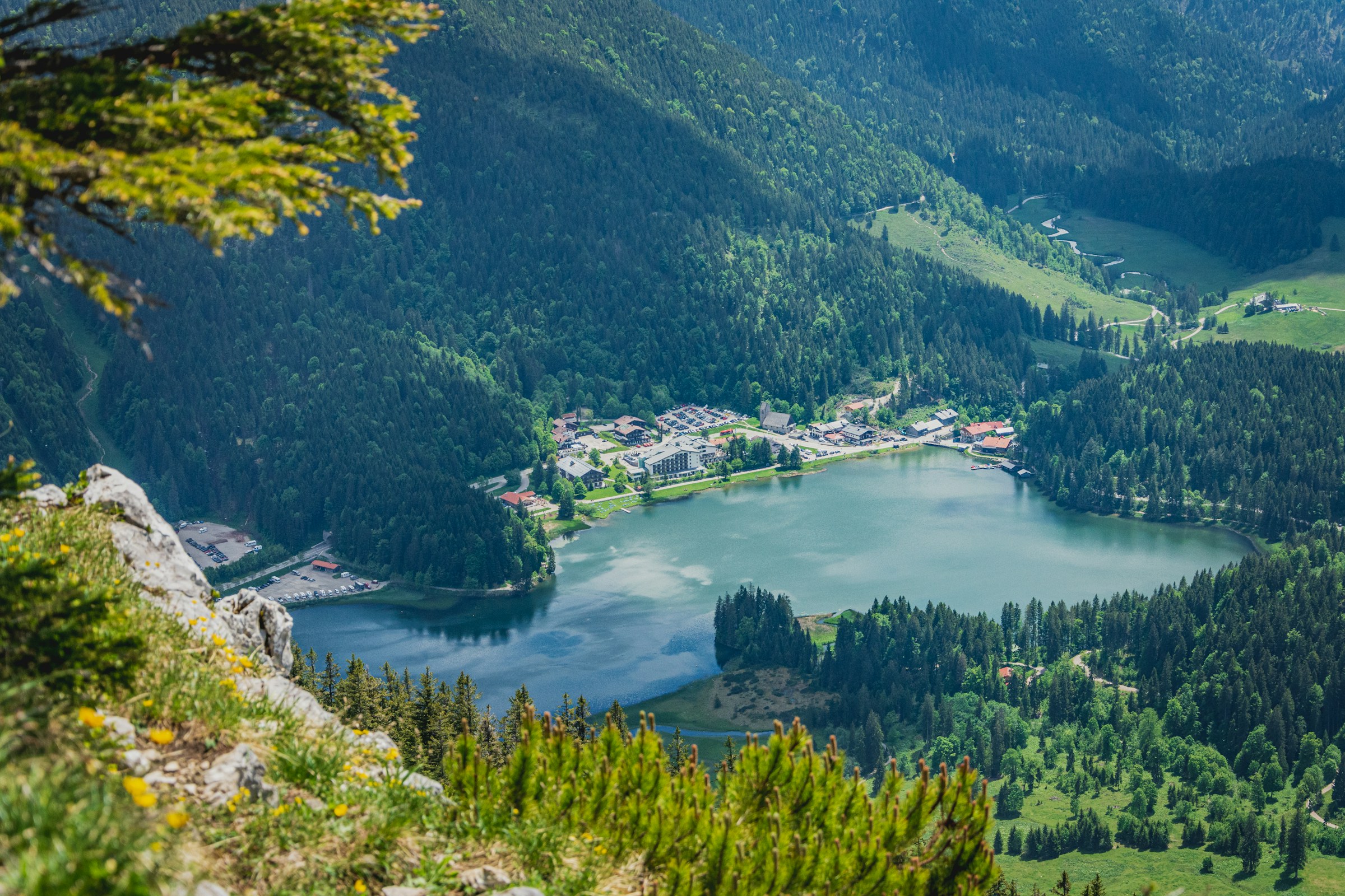 Bergsee in den bayerischen Alpen